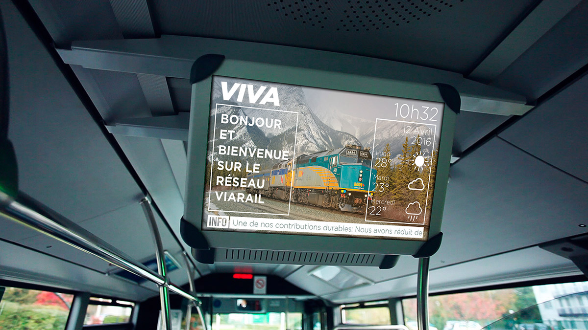 Transportation Viva Screen Bus